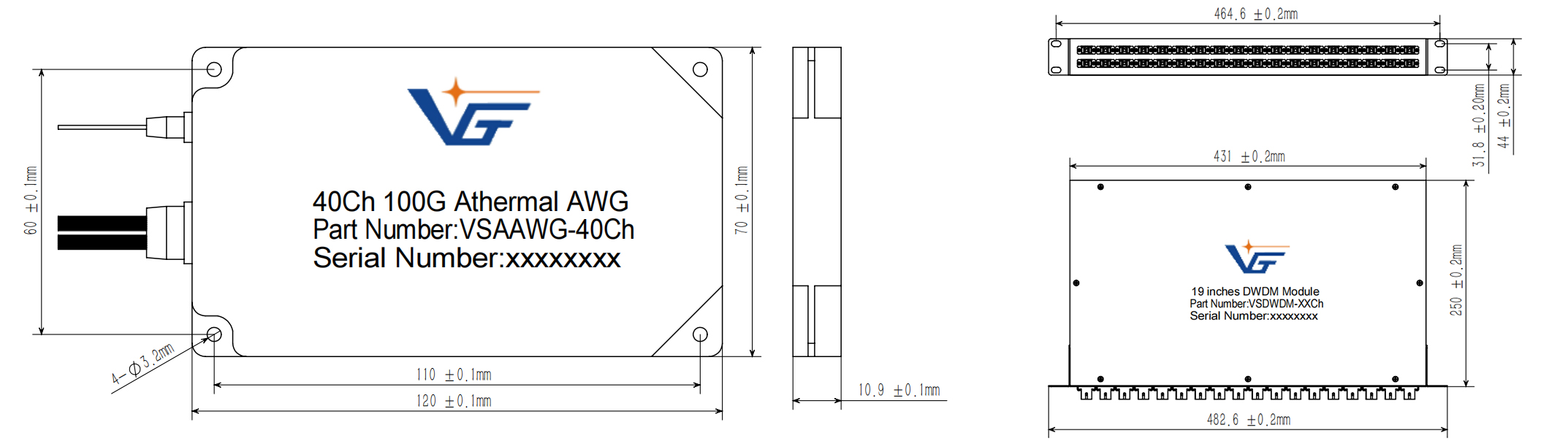 無熱 AWG 模塊